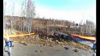 preview picture of video 'First FPV flight in Taskila, Oulu (7.5.2013)'