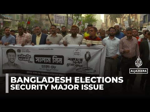 Bangladesh election: Law and order is a top issue for candidates