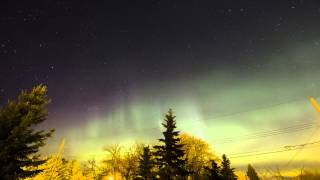 preview picture of video 'Aurora Vermilion, Alberta Mar 19, 2015'