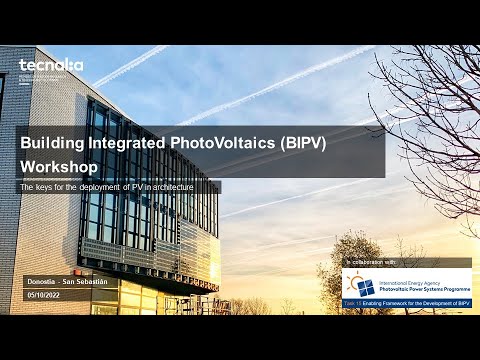 BIPV workshop with colored module design talk