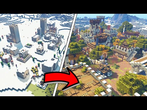 Let's Transform a Desert Village in Minecraft!