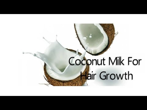 Canned coconut milk for hair loss