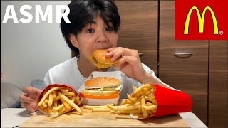 ASMR 復活一発目にマック爆食いしたら気持ち良すぎてむけた