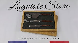 Laguiole Cheese Set Snakewood
