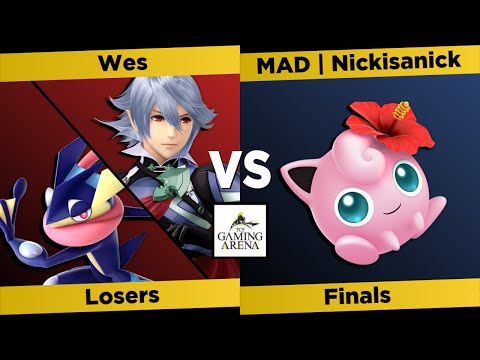 TCF Smash 2 Losers Quarters - Wes (Greninja, Corrin) vs Nickisanick (Jigglypuff) - SSBU Tournament