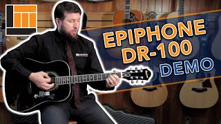 Epiphone DR100 Acoustic Guitar [Product Demonstration]