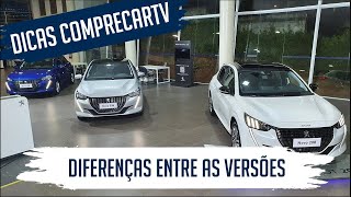 Novo Peugeot 208 - Diferenças entre as versões