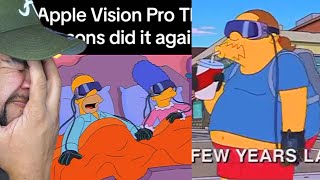 The Simpsons Predicted The  ( Apple Vision PRO's )