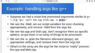 Argument parsing in (bash) scripts