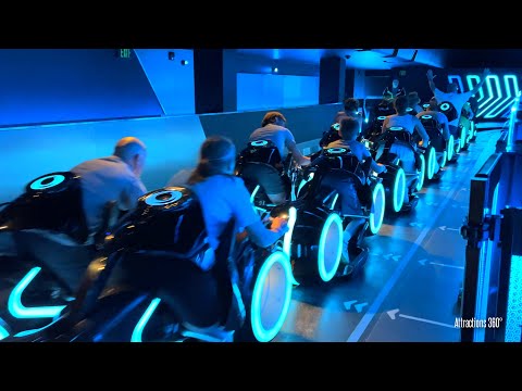 TRON RIDE! Front & Back Row Ride-through | Magic Kingdom at Walt Disney World 2023