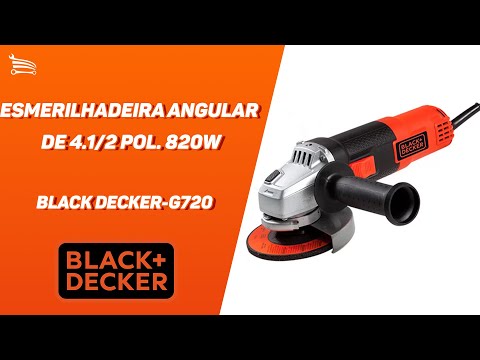 Esmerilhadeira Angular de 4.1/2 Pol. 820W  - Video