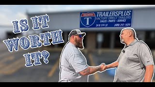 Buying a 102 x 24 Interstate Cargo Trailer at TrailersPlus Beaumont,TX | Honest Cost & Haul Test