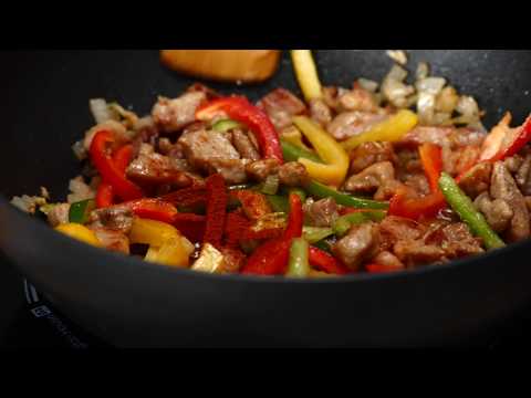 Tigaie rapida cu carne si legume - Idei de retete