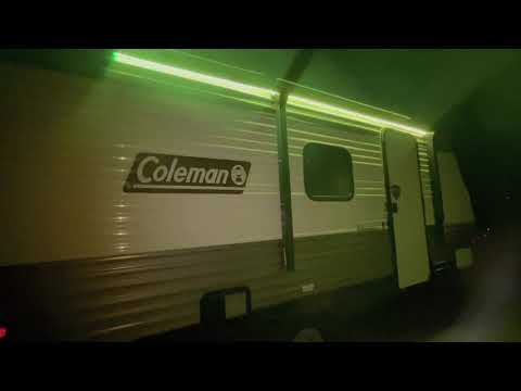 Easy Exterior LED Light Install Coleman 17B Dutchman (Welluck RV Lights)