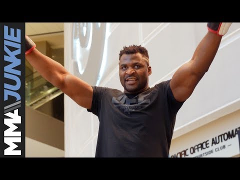 UFC on ESPN 1: Francis Ngannou open workout