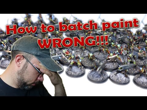 Painting 86 Lord of the Rings Goblins in a Week... the wrong way!!