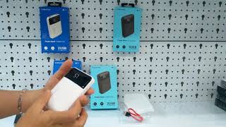 Pin sạc dự phòng mini siêu nhỏ gọn BOROFONE BT21 10000mAh 2 cổng sạc nhanh có đèn led chiếu sáng