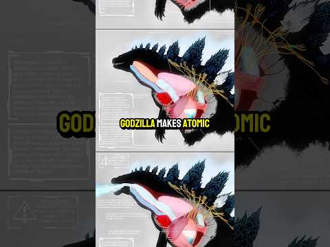 How Godzilla makes Atomic Breath! #monsterverse #kaiju #godzilla #toho #gojira #ghidorah #mothra