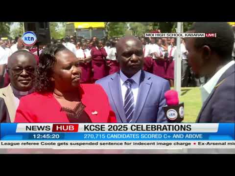 Moi High Kabarak celebrates KCSE performance with 82 students scoring A plain