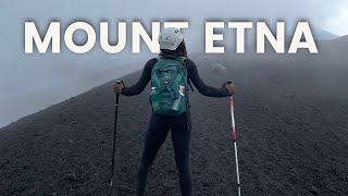 Hiking Mount Etna Volcano - Day Trip from Catania, Sicily in Italy // 