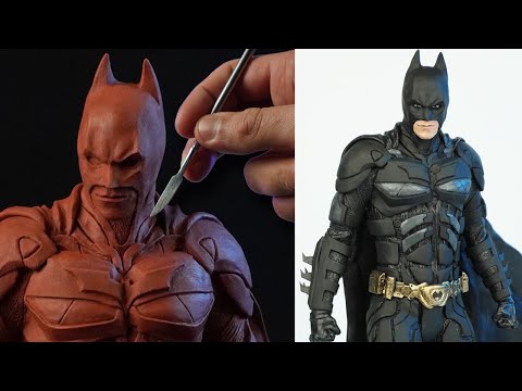 Sculpting BATMAN | The Dark Knight - Timelapse