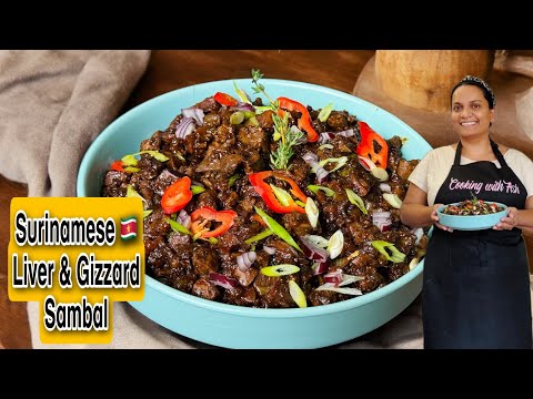 Surinamese 🇸🇷Liver & Gizzard Sambal #viralvideo #surinamesefood #guyaneserecipe #recipeoftheday
