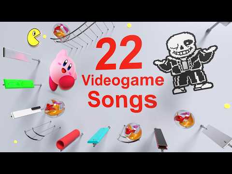 22 Video Game Songs On Amazing Instruments! #marblemusic #videogamemusic