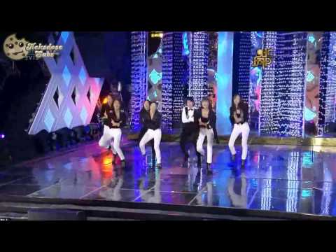 [HD Live] SNSD & f(x) - Sorry Sorry (Super Junior Cover) [German Subs]