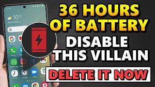 Turn off THIS VILLAIN that DRAINS ALL your BATTERY! (YOU DON'T NEED TO CHANGE YOUR PHONE)