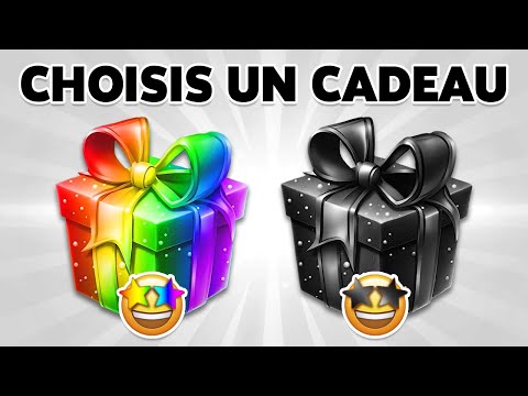 🎁 CHOISIS TON CADEAU...! NOIR OU ARC-EN-CIEL 🌈🖤 Es-tu une personne CHANCEUSE ?