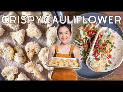 Crispy Breaded Cauliflower Tacos (Air Fryer Recipe)
