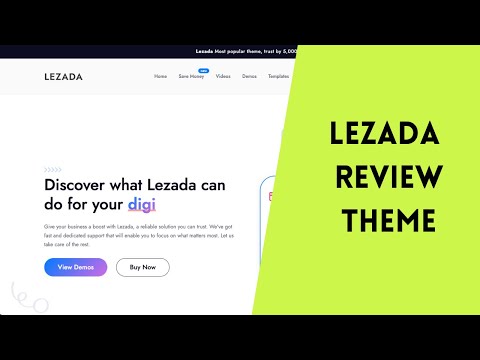 🥇 LEZADA THEME REVIEW | SHOPIFY THEME