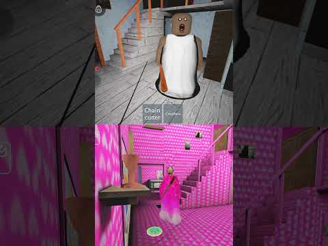 Roblox Granny Vs Barbie Granny 😂 #shorts