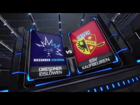 DEL2 Highlights - Playoffs VF Spiel 5 | Dresdner Eislöwen vs. ESV Kaufbeuren