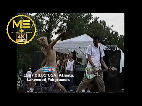 Blink 182 RARE 1997 Atlanta - Lakewood Fairgrounds, Warped Tour (4k Ultra HD Video Quality | 60 FPS)