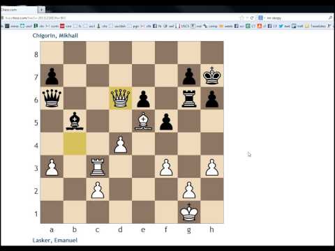 Key Moments in Chess History #112: St Petersburg 1895/96 - Lasker vs Chigorin