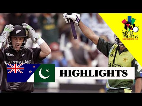 Pakistan vs New Zealand 1st Semi Final Highlights Cape Town ICC World Twenty20 2007