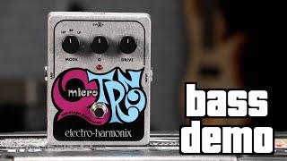 Video thumbnail for Electro-Harmonix Micro Q-Tron Bass Demo by The Bass Channel