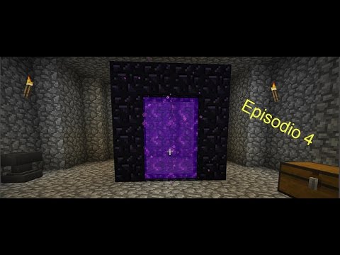 Minecraft ITA - Tutorial come creare un portale per l'inferno - Ep 4