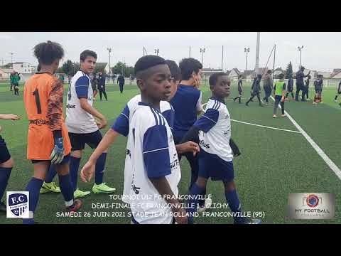 SAMEDI 26 JUIN 2021 TOURNOI U12 FC FRANCONVILLE DEMI-FINALE FC FRANCONVILLE 1 - CLICHY