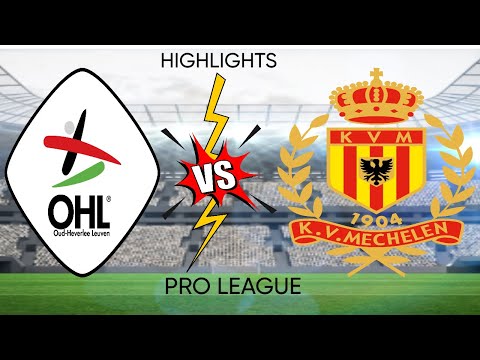 OH LEUVEN VS KV MECHELEN - PRO LEAGUE - HIGHLIGHTS