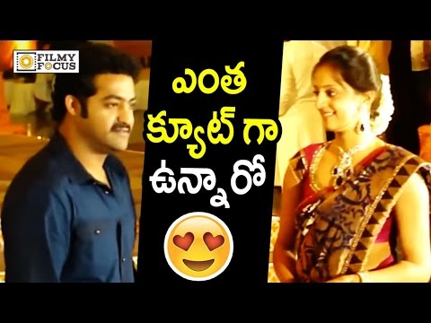 NTR and his Wife Pranathi Adorable Video at Marriage Event : Unseen & Rare Video - Filmyfocus.com