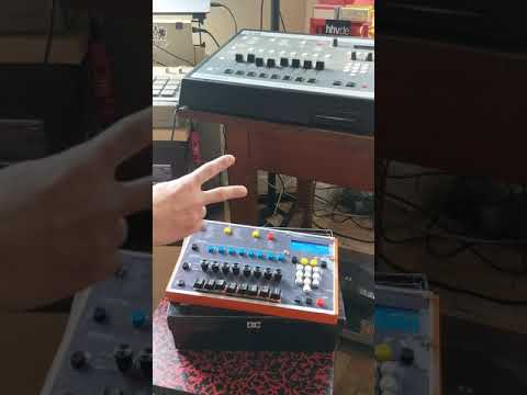 Making a beat on my SP cardboard prototype