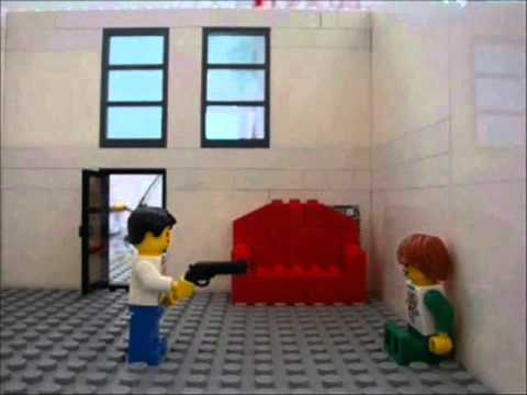 Lego:"Stop hitting me"