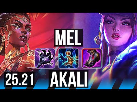 MEL vs AKALI (MID) | 10/3/8 | KR Master | 25.21