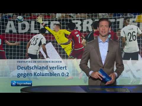 Im 3. Testspiel verliert Deutschland 0:2 gegen Kolumbien.