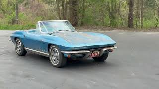 1966 Corvette Convertible 427/390 Runnng Walk Around