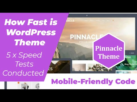 How Fast is Kadence Pinnacle WordPress Theme - Speed Test
