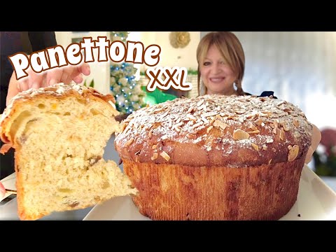 PANETTONE XXL MANDORLATO facile sofficissimo FATTO IN CASA