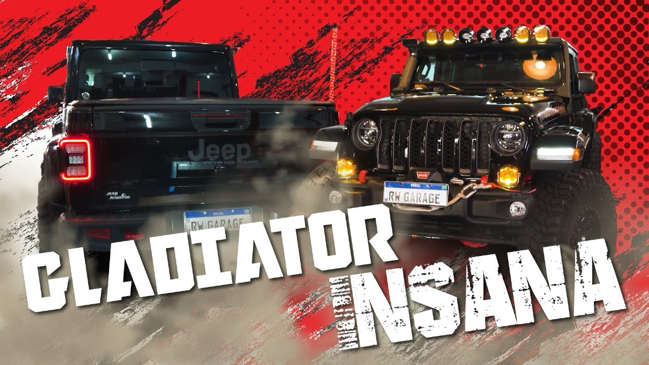 Projeto  customização Jeep Gladiator Suspensão, Roda, Pneu, Para-choque